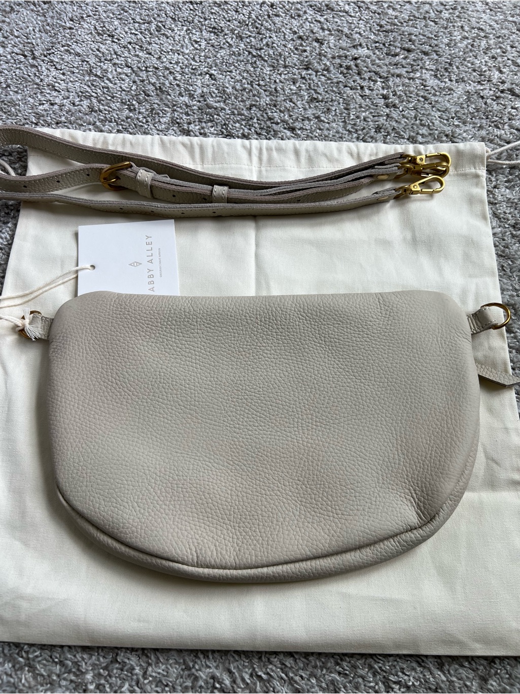 Abby Alley The Big Sling Bag, Oyster Nwt — image 5 of 5